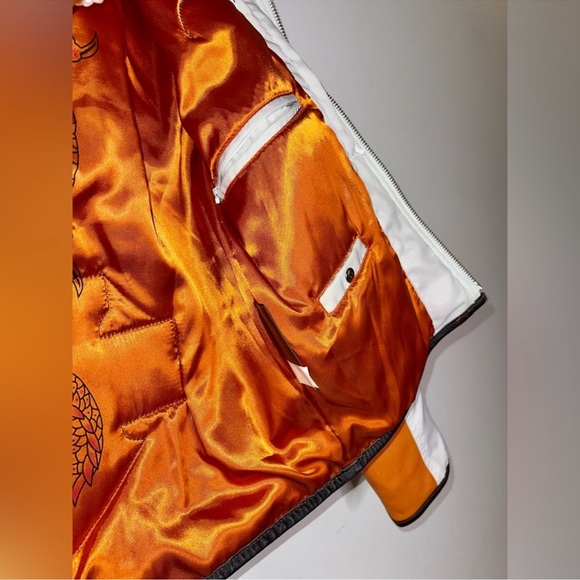 Genuine Leather Motorcycle Jacket-Custom
Made Harley Davidson Style/Dragon Print - Picture 10 of 17